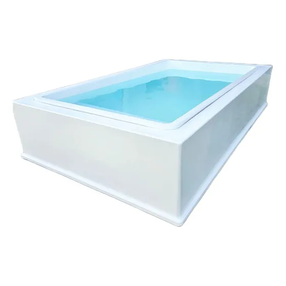 Piscina 2.5x1.5x55 Com Deck De Fibra