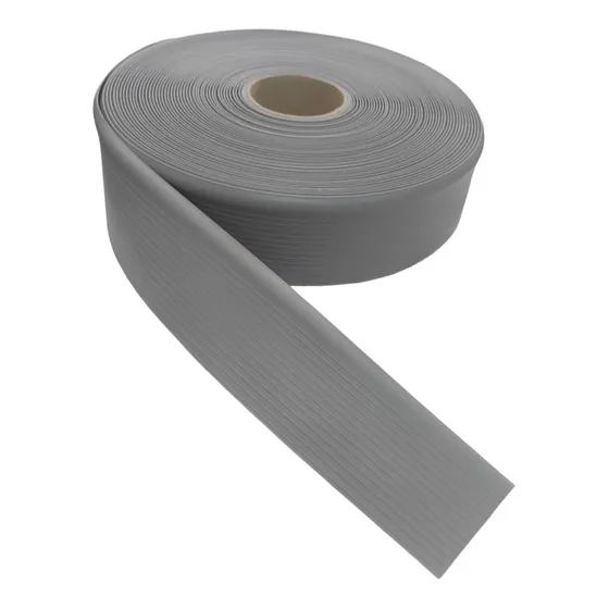 Rodapie Gris 7,5cm Vinil Grueso Alta Calidad Rollo 30mts