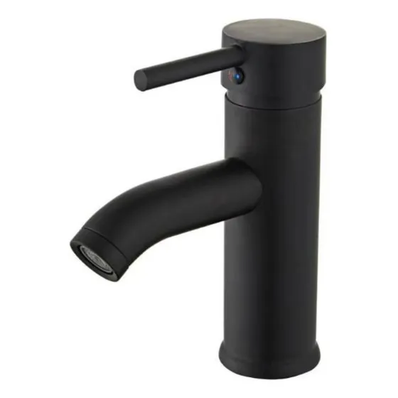 Monomando Maxims Mx120n Garza Giratoria Color Negro Mate