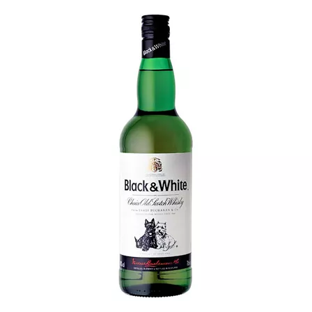 Whisky Black & White blend botella escoces 1L