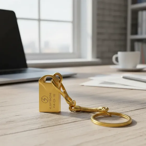Mini Pen Drive Chaveiro 16gb Usb 2.0 Metal Pendrive Compacto