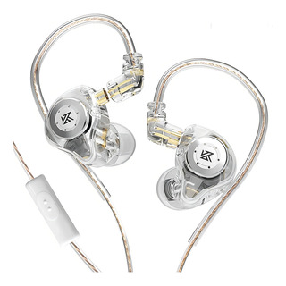 Auriculares In-ear Gamer Kz Edx Pro Con Microfono Color Cristal Auriculares In-ear Gamer Kz Edx Pro Con Microfono Color Cristal