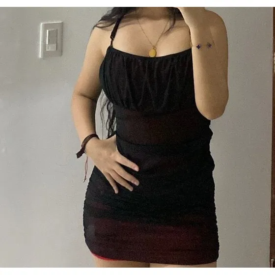 Vestido Negro De Fiesta