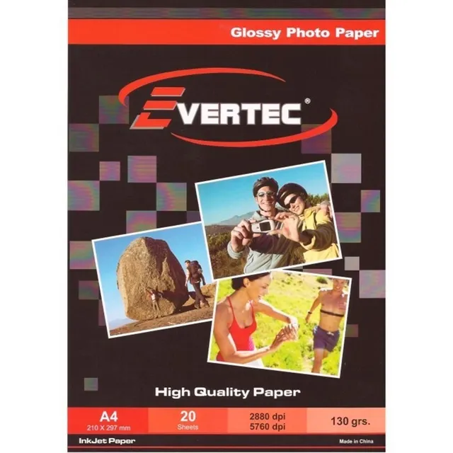 RESMA 100HS PAPEL FOTO A4 BRILLANTE SUPER GLOSY 130/135GR