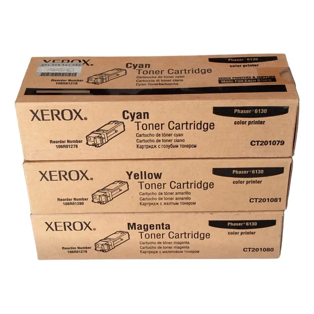 Pack De Toner Xerox Phaser 6130 Original