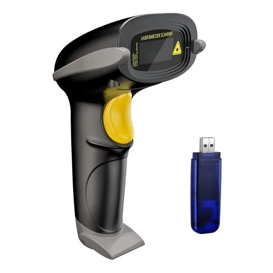 Escaner Lector Codigo Barras Láser Inalambrico Disp Usb 2.4g