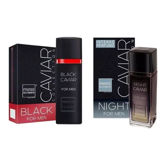 Kit Paris Elysees Black & Night Caviar Edt - 100 Ml