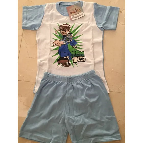 Conjunto Para Niños Importado 100% Algodon, Ben 10 Marca Euf