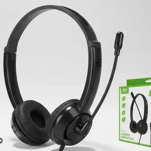 Auriculares Miccell Vqm802 Con Micrófono Cableados Color Negro | Cuotas sin interés