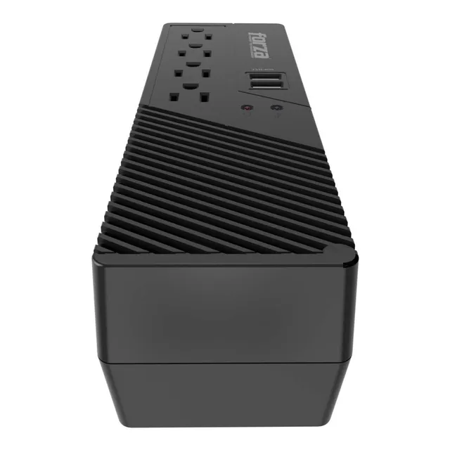 Estabilizador Forza Fvr-1012usb 1000va/500w, 4 Tomas + 2usb Color Negro