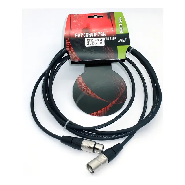 Cable P/micrófono Rm1-10 3.05 Mts Rapcohorizon Conector Rean