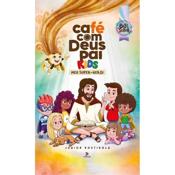 Livro Café com Deus pai kids Meu super-herói capa dura
