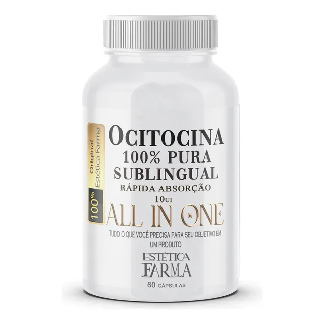 Ocitocina Estetica Cápsula Sem Sabor 60 Unidades.