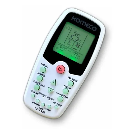Controle Remoto Compatível Com Split Komeco Zh/kz01 Zh/ez01