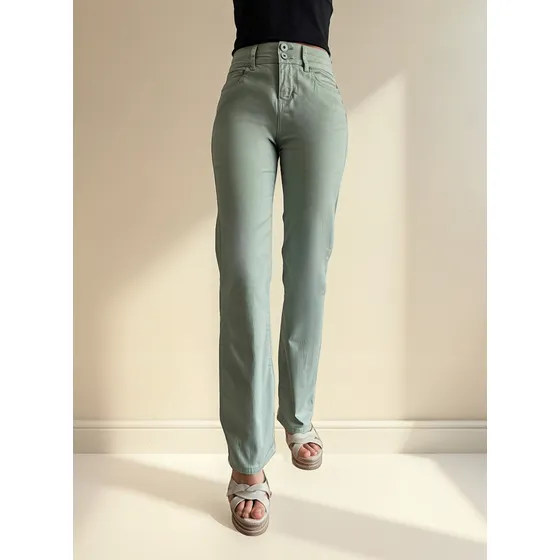 Pantalon  Recto T.a. Verde Tentation