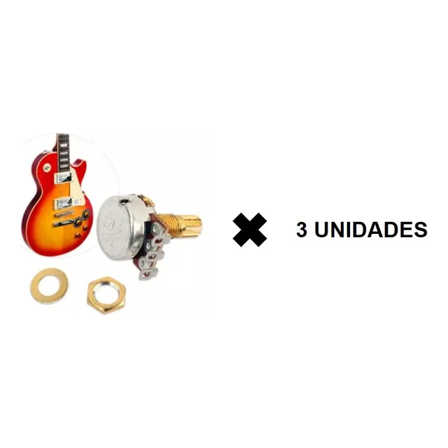 Potenciómetros Para Guitarra Y Bajo X 2 Unidades