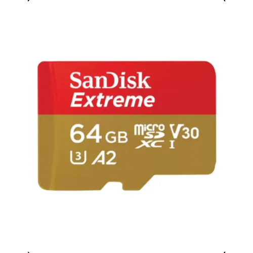 Cartão de memória SanDisk SDSQXA2-064G-GN6AA Extreme com adaptador