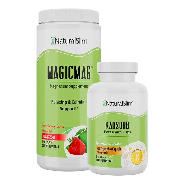Natural Slim Duo - Magicmag (226g) Y Kadsorb (400 Capsulas)