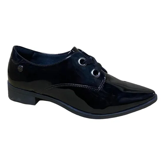 Zapato Clásico Cordon Punta Fina Bajo Dama - Manock