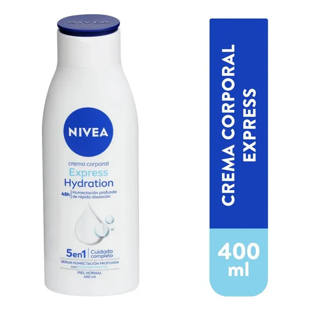 Crema Corporal Humectante Nivea Express Hydration De 400ml Fragancia