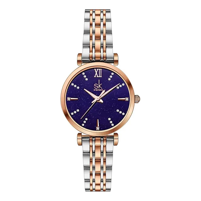 Mujer Clásica Relojes Moda Damas Vestido Reloj Sólido Vr8fa