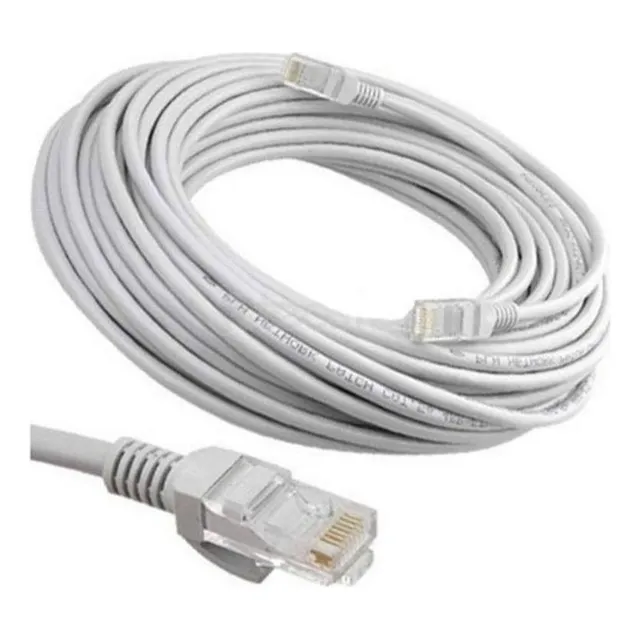 Cable De Red Armado De Fabrica  Cat5e 30 Metros