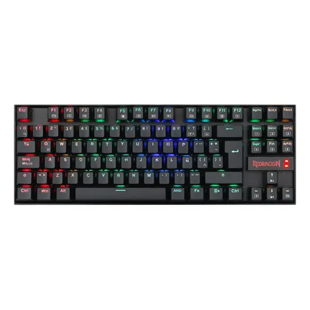 Teclado Gamer Redragon Kumara K552 Magnetico, Rgb, Alambrico Negro Español Latinoamérica