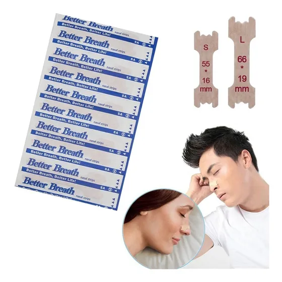 100 Tiras Nasales Better Breath Anti Ronquidos Envio Ya