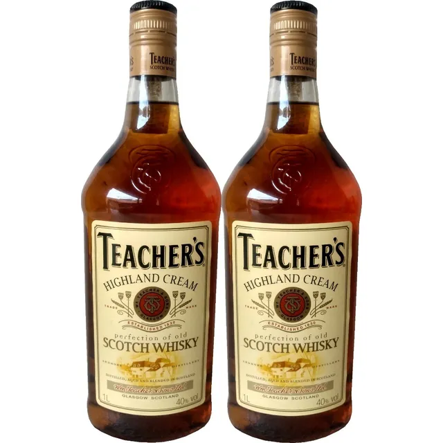 Whisky Teacher's 1l Kit C/ 2