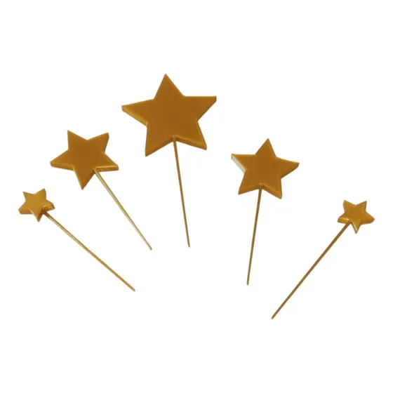 Cake Topper Estrellas Set X 6 Torta Casamientos Cumpleaños