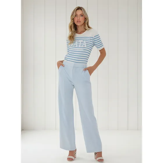 Calça Jeans Wide Leg Alfaiataria Gatabakana