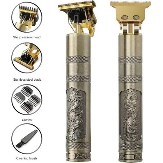 Maquina De Afeitar Cabello Trimmer T9 Vintage Recargable