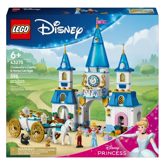 Lego Disney Princess Castillo Y Carruaje De Cenicienta 43275