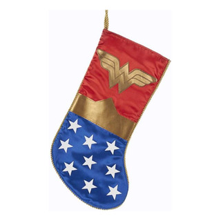 Medias De Navidad Wonder Woman Talla Única Multicolor Medias De Navidad Wonder Woman Talla Única Multicolor