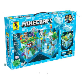 Aa Minecraft Juego De Bloques Construcción Con Led Para Aa Minecraft Juego De Bloques Construcción Con Led Para