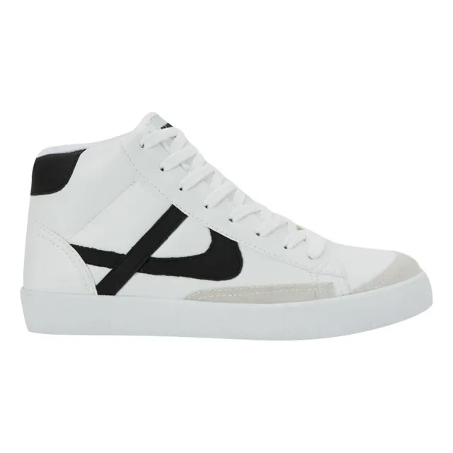 Tenis Casual Bota Panam 0661 Blanco Con Negro Para Hombre