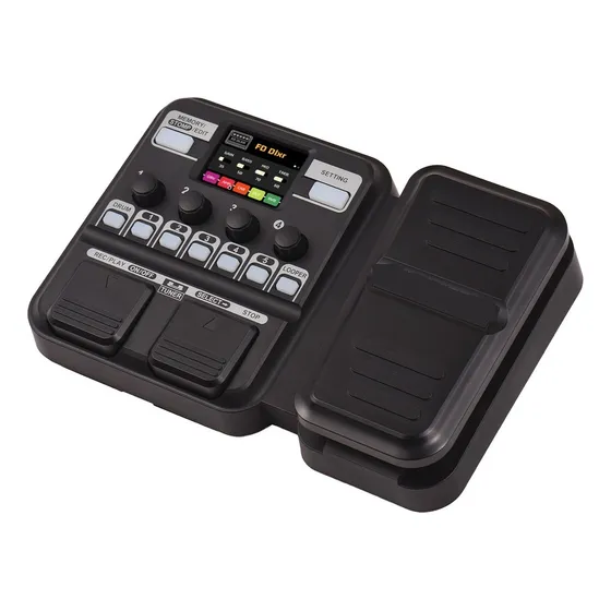 Pedal Multiefeitos Para Guitarra Com 10 A 59 Configurações