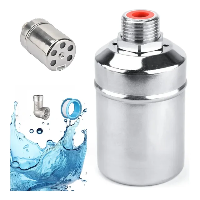 Valvula Flotador Automatico Tanque Nivel Agua Acero Inox 1/2