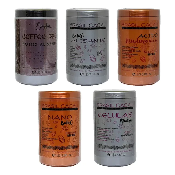 Kit X12 Crema Nano/alisante/celulas Madres/acido Hialuronico