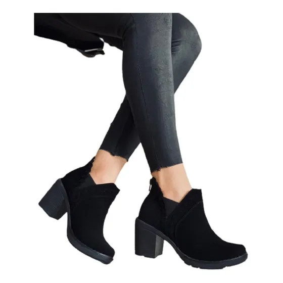 Botas Botines Gamuza Para Damas Colombianos