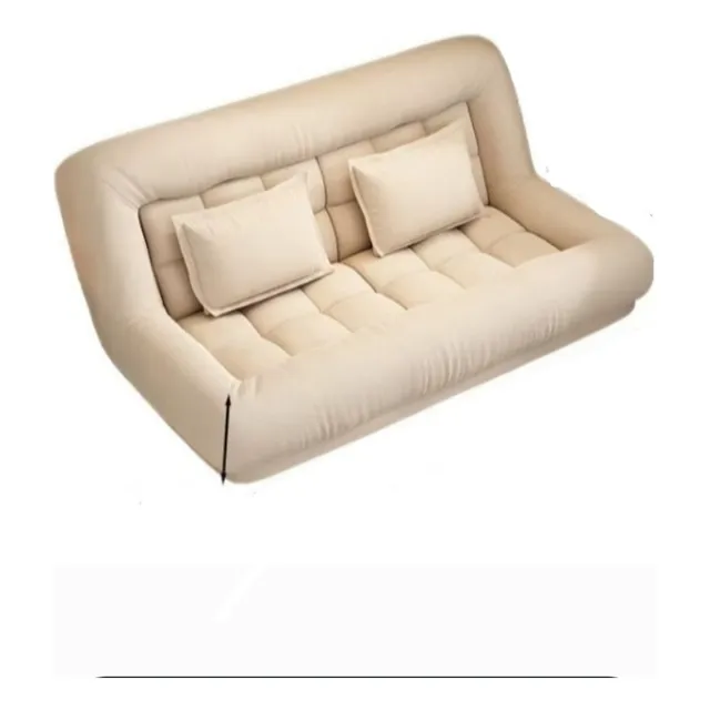 Futón Sofá Cama Acolchado Estilo Japones Beige