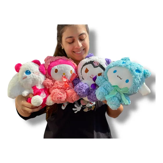 Peluche Kuromi Cinnamorol My Melody Sanrio Kawaii Tierno