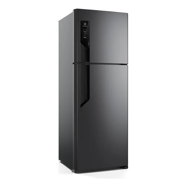 Geladeira Electrolux Frost Free Com Autosense 480l Efficient Duplex Black Inox Look (tf71b) 127v