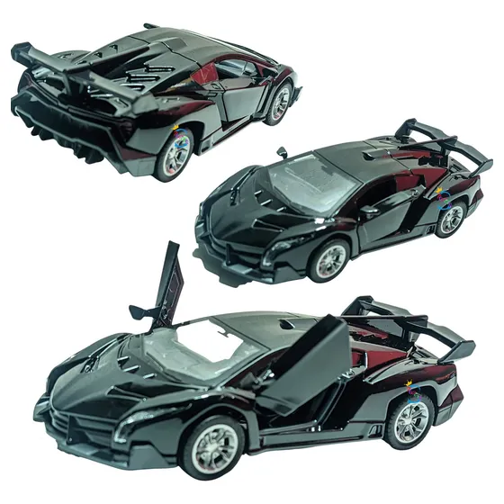 Carro Miniatura Lamborghini Carrinho Ferro Coleção Fricção