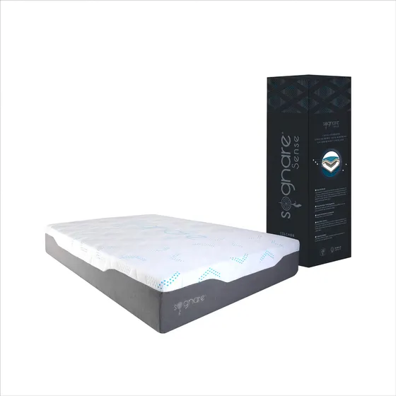 Sognare® colchón tamaño king size, fresco de memory foam firme semi firme Sense