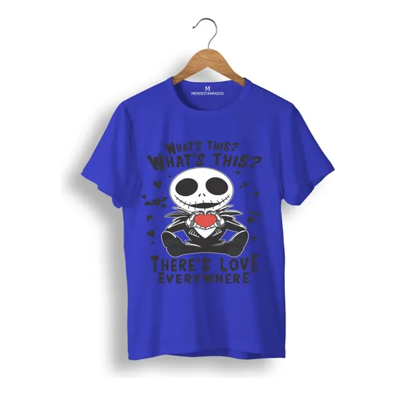 Remera Regalos San Valentin, Jack Skeleton  Precio Por 2 Uni