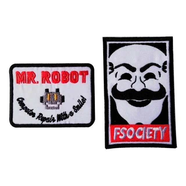 Mr Robot, Fsociety Tv Show Parche Bordado 