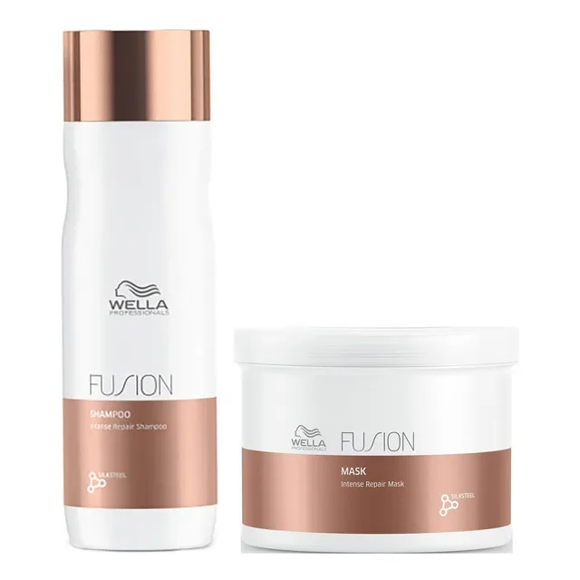 Shampoo + Mascarilla 500ml Wella Fusion Professional