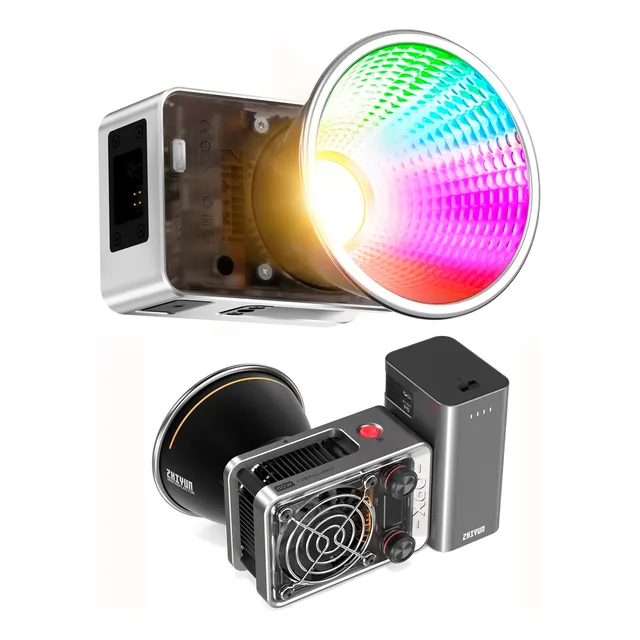 Zhiyun Molus X60 Rgb Combo Kit Luz De Video Cob Portatil 60w