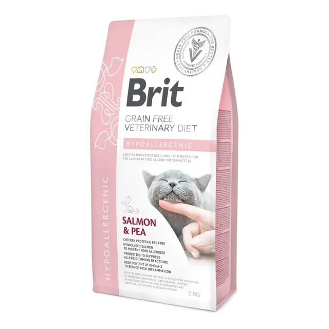 Alimento Brit Para Gato Veterinary Hypoallergenic 2kg 